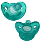 Jollypop Pacifiers 3 Months Plus - Twin Pack - Teal 
