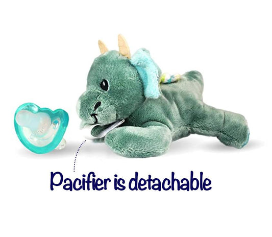 RazBuddy Plush Toy Pacifier Holder - Jack the Dragon